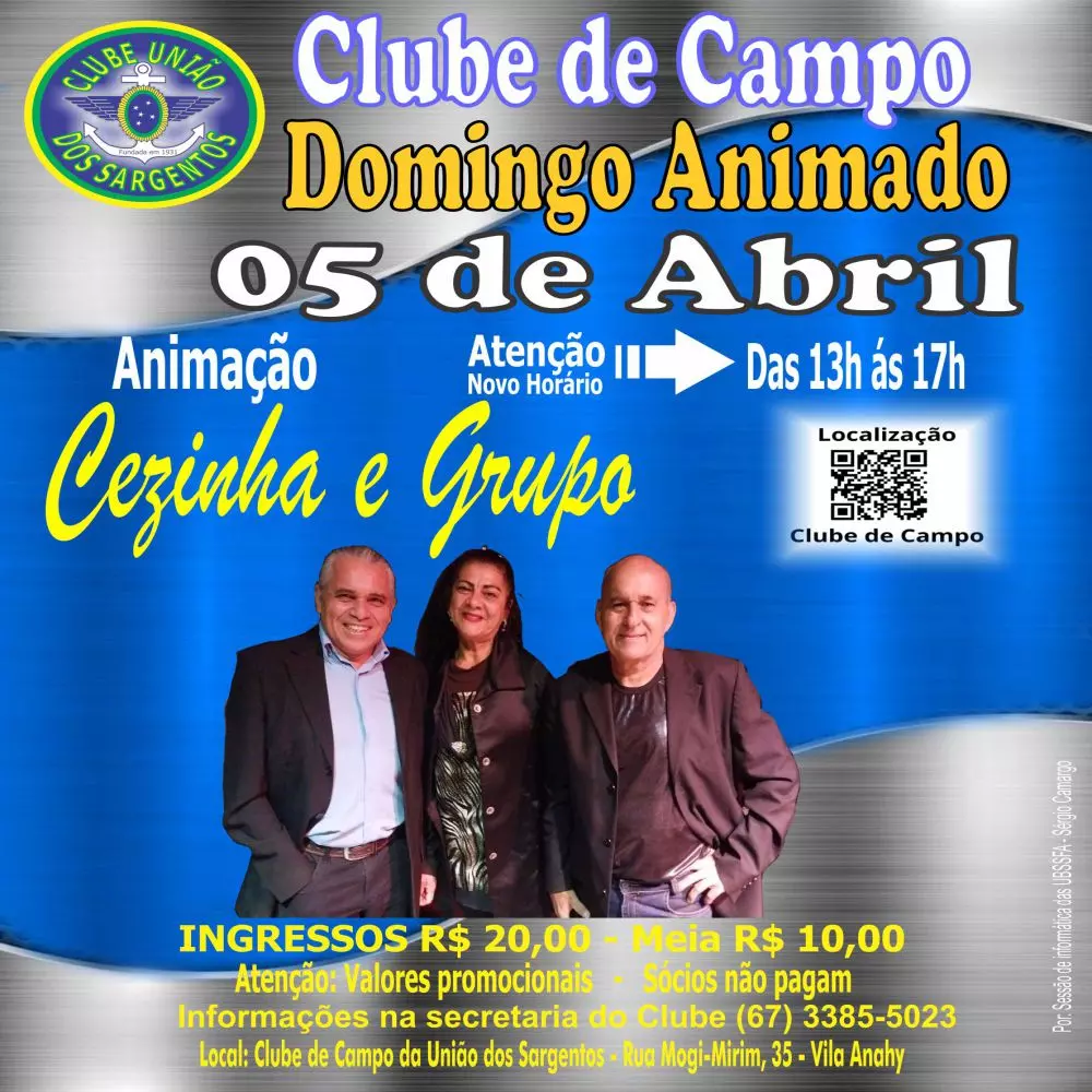 Domingo Animado no Clube de Campo 05/04/2026